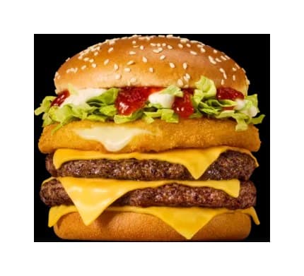 Cheesy Double Quarter Pounder