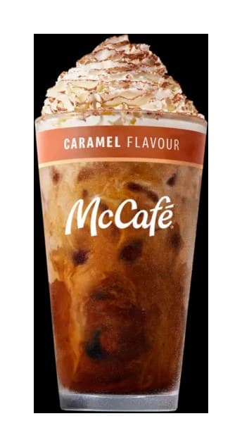 Deluxe Caramel Flavoured Iced Coffee (Small)