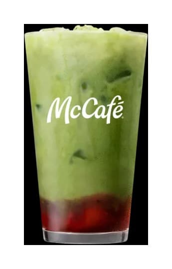 Iced Strawberry Matcha Latte (Small)