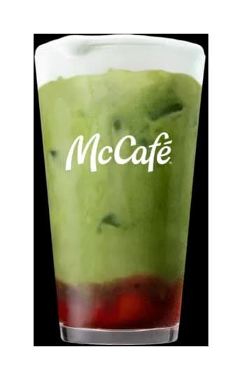 Iced Strawberry Matcha Latte with Cold Foam (Small)
