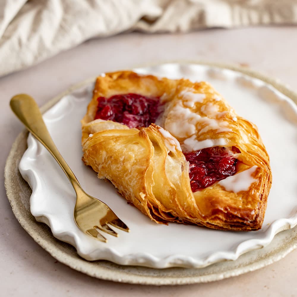Raspberry & Apple Danish