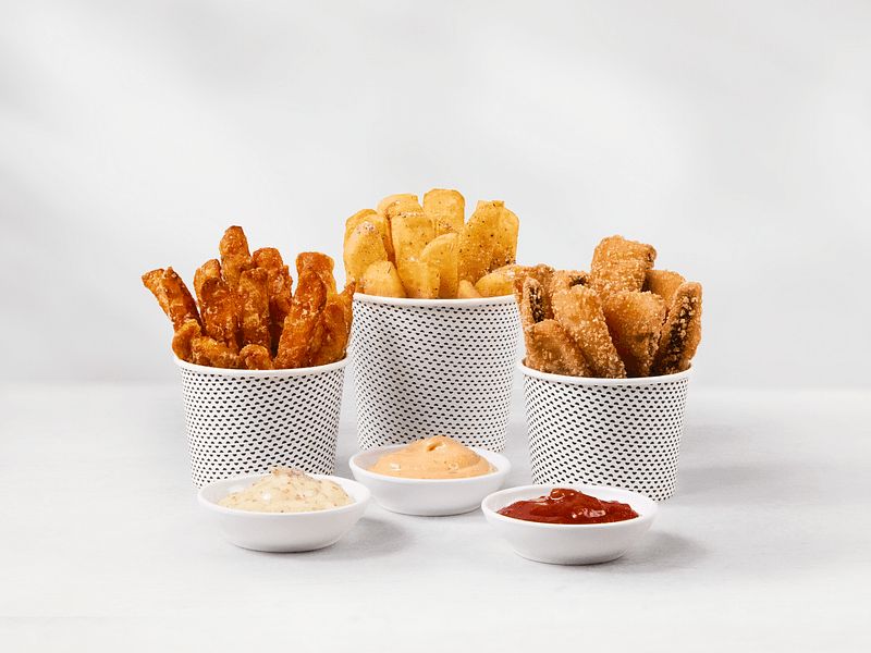 Chips Share Plate w/ Sweet Potato & Zucchini