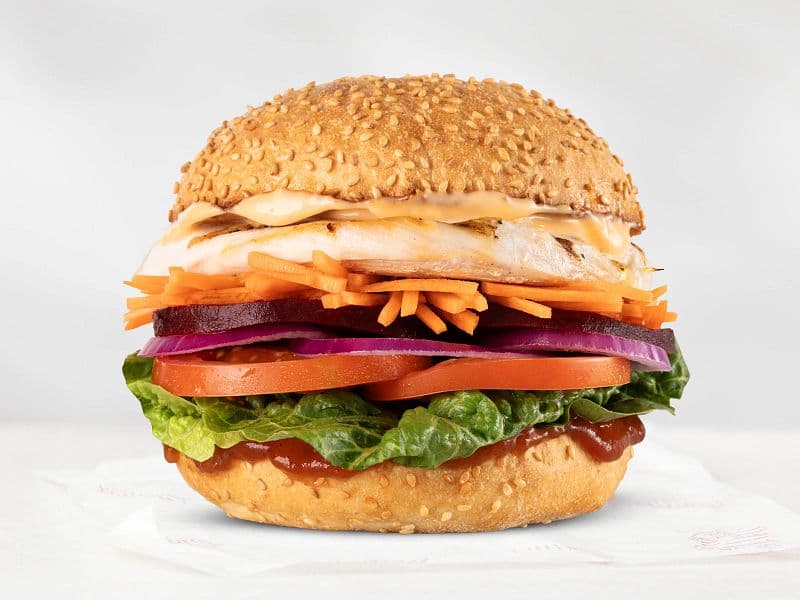 Sweet Chilli Chicken (Traditional Bun)