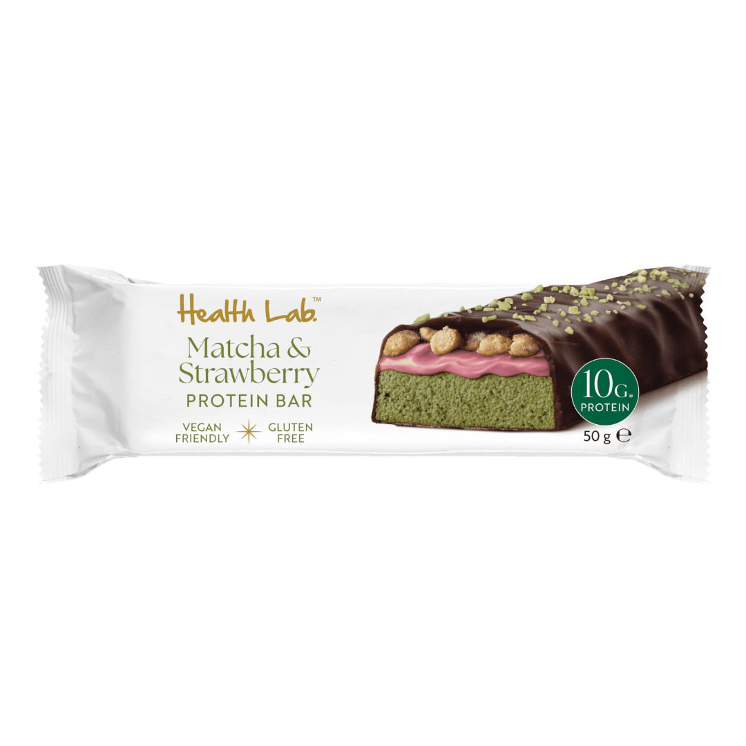 Health Lab Matcha & Strawberry Protein Bar