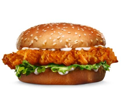 Hand-Breaded Chicken Fillet Burger