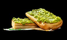 Smashed Avo on Toast (on white bread)