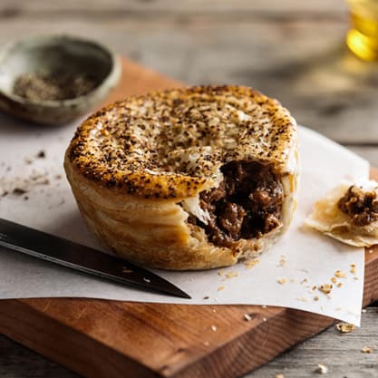 Beef & Pepper Pie