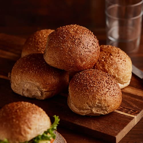 Wholemeal Round Roll