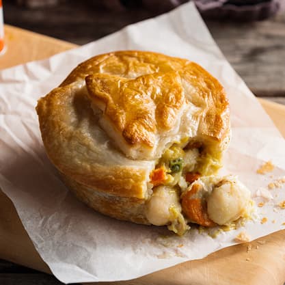 Curried Scallop Pie