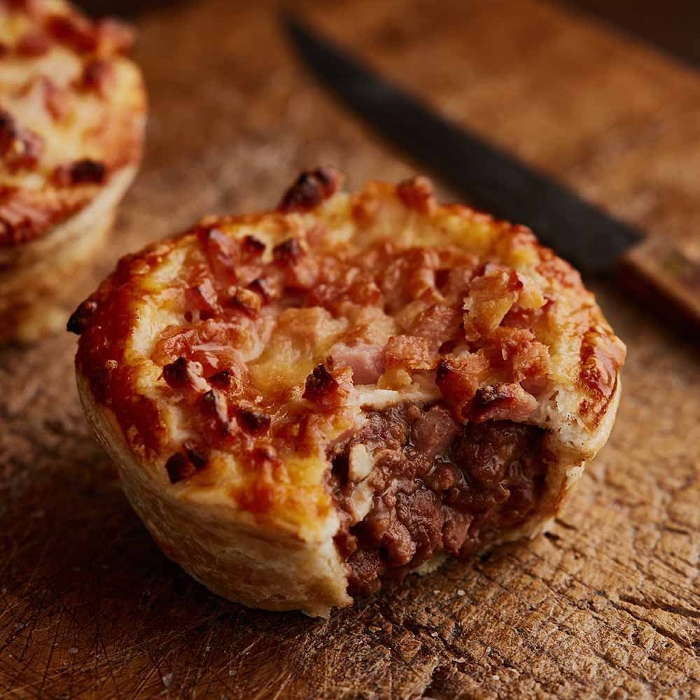 Beef Bacon & Cheese Pie