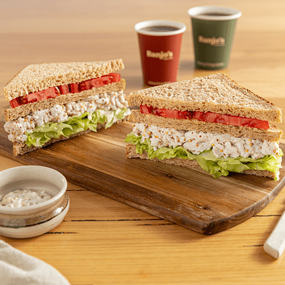 Chicken & Seeded Mustard Triple Stack Sandwich
