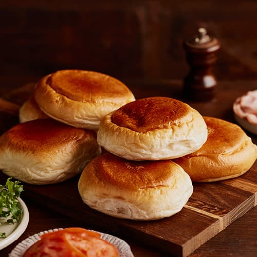 White Hamburger Roll