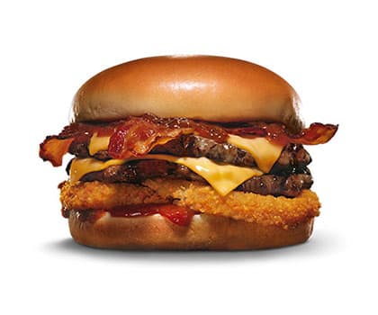 Double Western Bacon Angus Burger