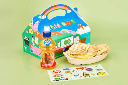 Kids Quesadilla with Corn Chips