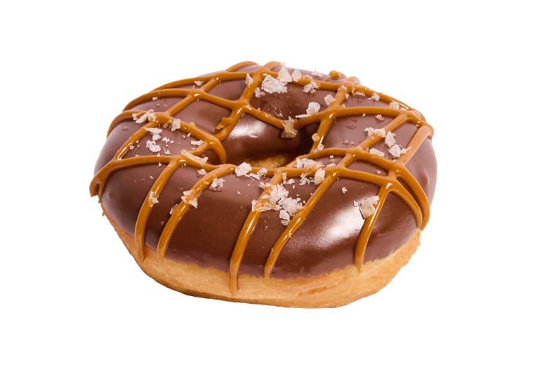 Choc Caramel Sea Salt Donut
