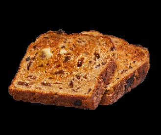 Raisin Toast 2 Slices (with butter)