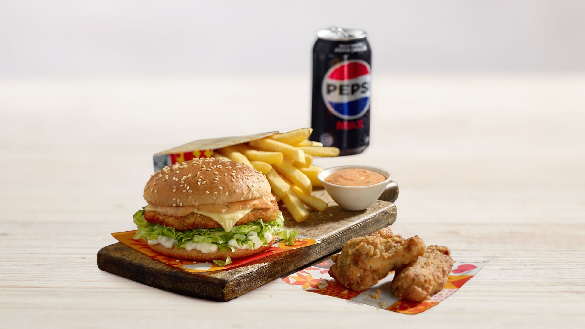 O Burger & Crispy Wings Box