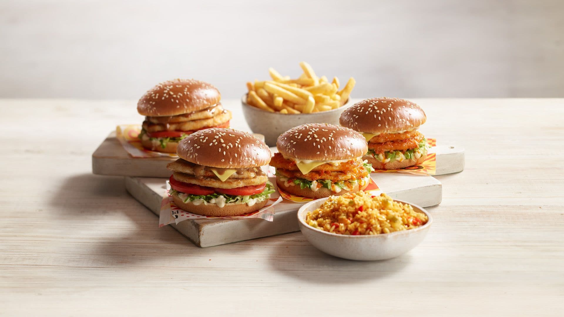 Burger Meal for 4 (Meal for 4)