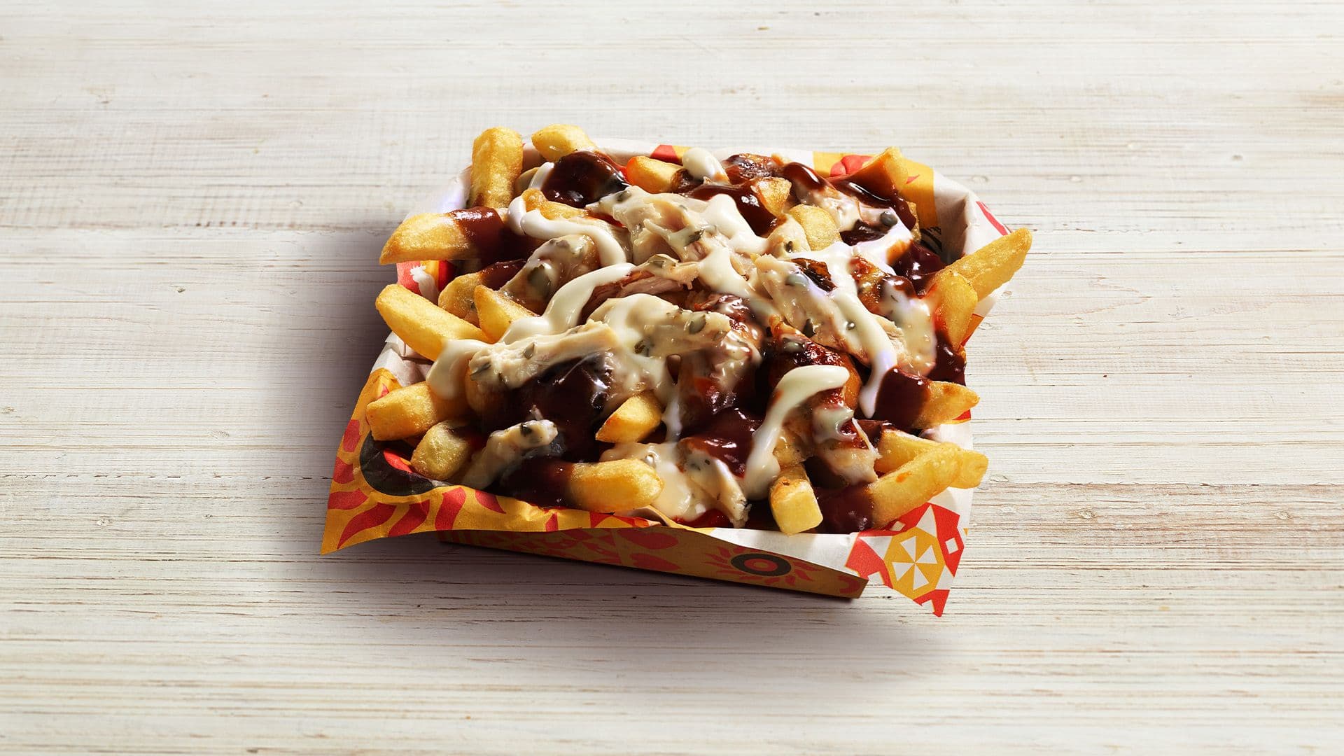 Garlic & BBQ Pulled Chicken Loaded Chips