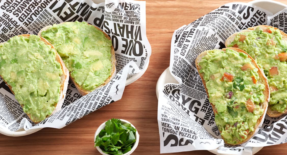 Toast with Guacamole