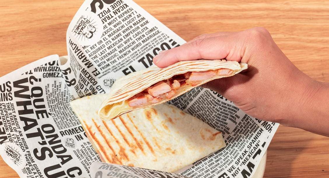 Brekkie Quesadilla Plus - Bacon