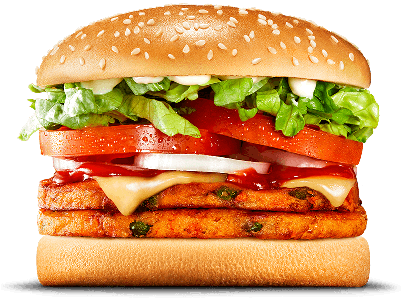 Whopper Veggie Cheese Double