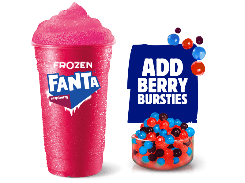 Fanta Raspberry Frozen Burstie (Medium)