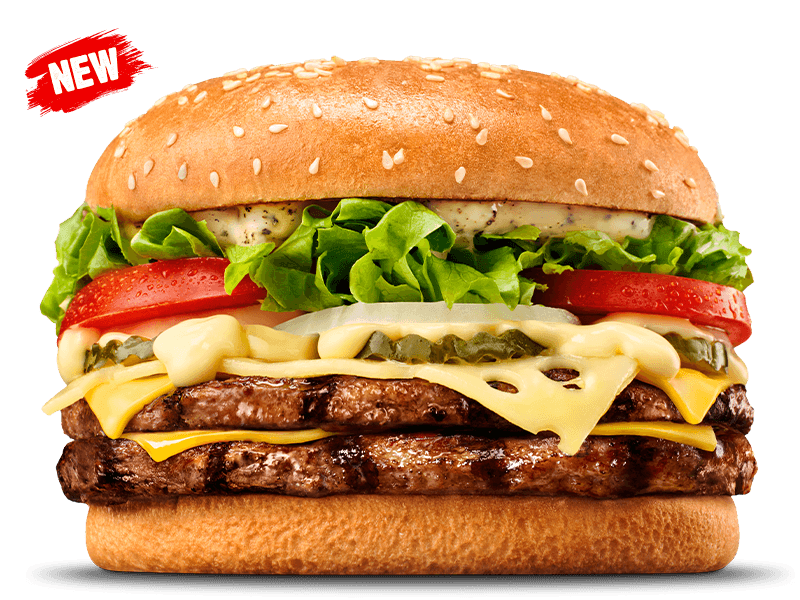 Cheese Lovers Whopper Double