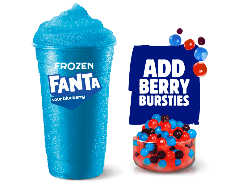 Fanta Sour Blueberry Frozen Burstie