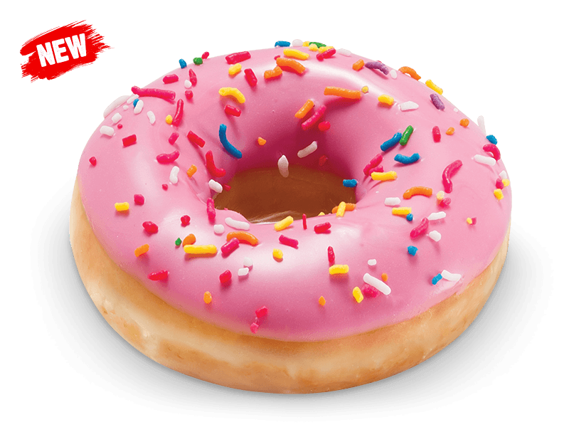 Krispy Kreme Strawberry Sprinkle