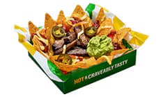 Nachos with Diced Steak