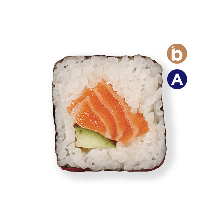 Fresh Salmon Cucumber (White Rice)